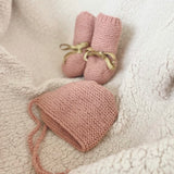 jacky-and-family-chaussons-bebe-beguin-tricot-vieux-rose-doré-3