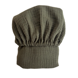 DRAP-HOUSSE DOUBLE GAZE - VERT FONCÉ