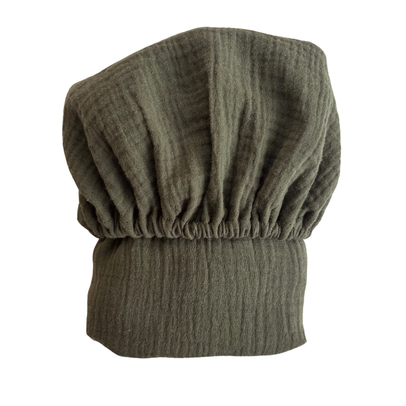 DRAP-HOUSSE DOUBLE GAZE - VERT FONCÉ