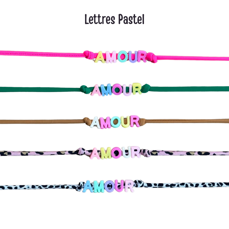 BRACELET ÉLASTIQUE MESSAGE