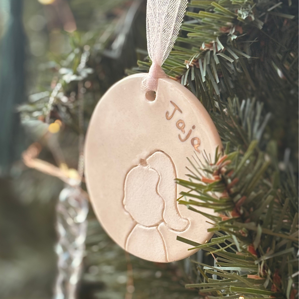 MÉDAILLE "KIDS" SILHOUETTE FAMILY OR