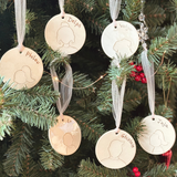 MÉDAILLE "BABY" SILHOUETTE FAMILY OR