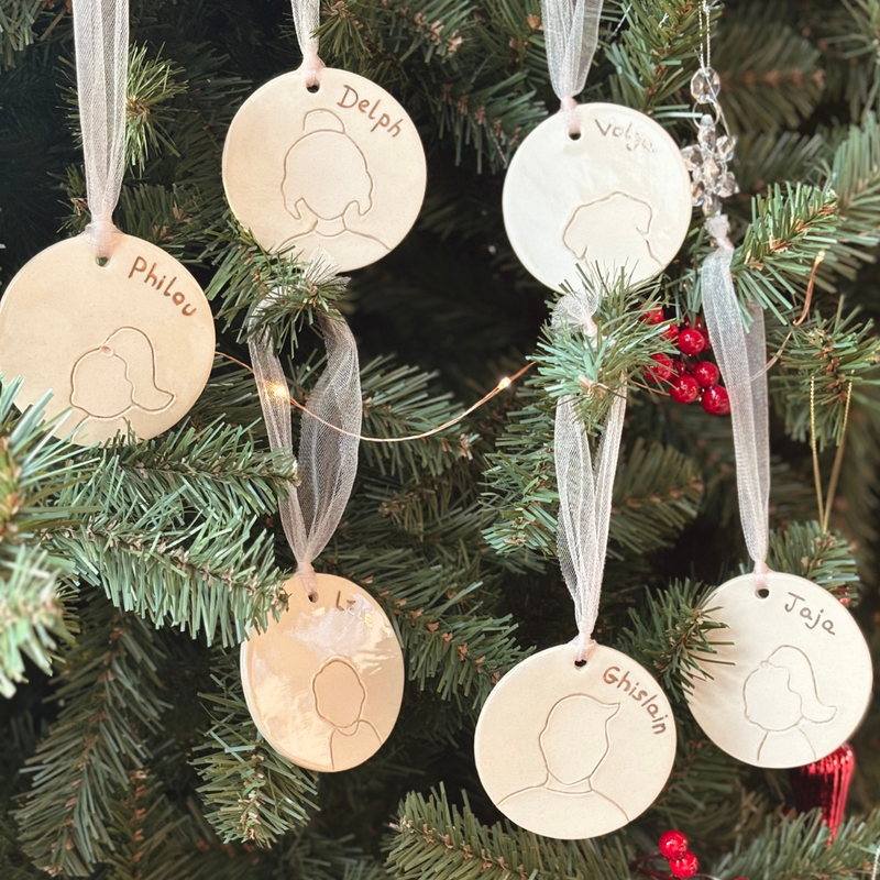 MÉDAILLE "BABY" SILHOUETTE FAMILY OR