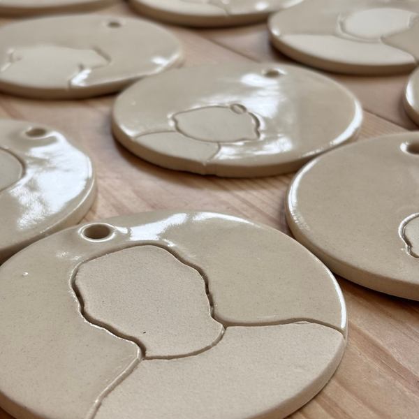 MÉDAILLE "PAPA" SILHOUETTE FAMILY OR