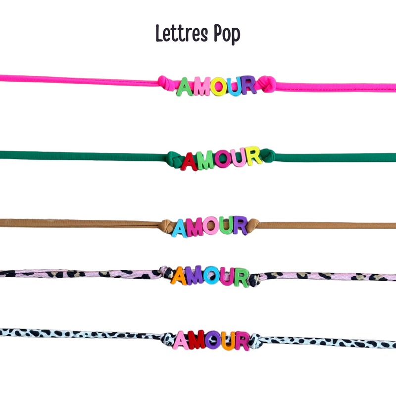 BRACELET ÉLASTIQUE MESSAGE