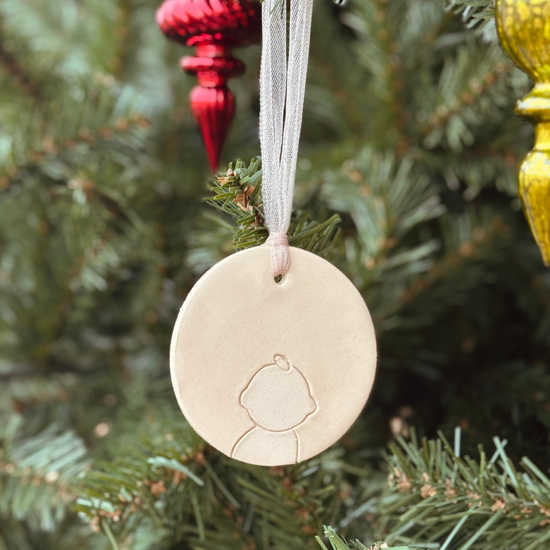 MÉDAILLE "BABY" SILHOUETTE FAMILY OR