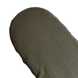 DRAP-HOUSSE DOUBLE GAZE - VERT FONCÉ