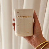 GRANDE TASSE PERSONNALISÉE COEURS OR
