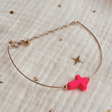 BRACELET CROIX FLUO