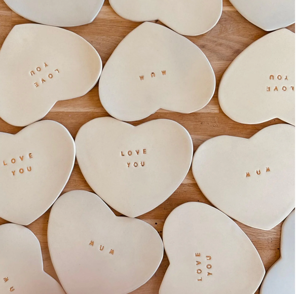 COUPELLE CÉRAMIQUE COEUR PERSONNALISÉE