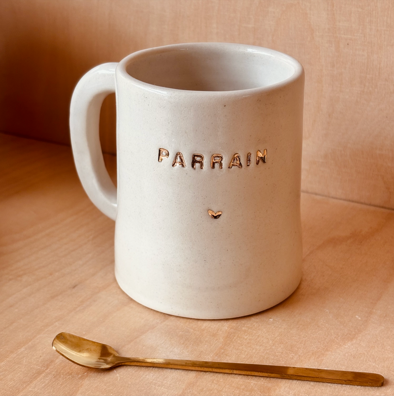MUG PARRAIN OR