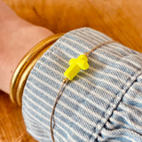 BRACELET CROIX FLUO