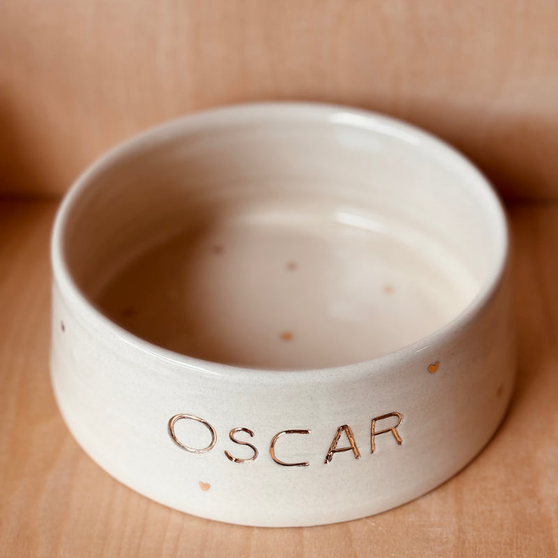 GAMELLE CÉRAMIQUE OR PERSONNALISÉE