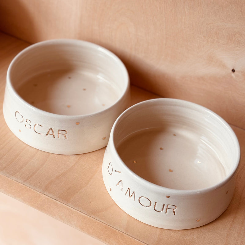 GAMELLE CÉRAMIQUE OR PERSONNALISÉE