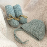 jacky-and-family-chaussons-céladon-doré-laine-élastique-bébé-1