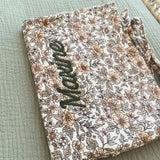 PROTÈGE CARNET DE SANTÉ - FLEURS SÉCHÉES