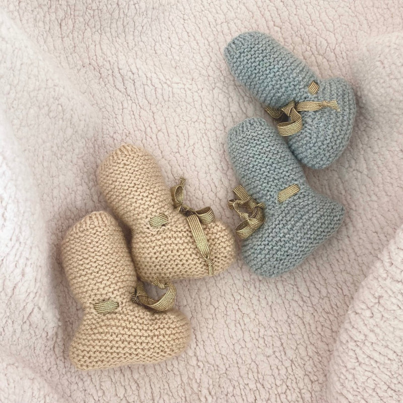 jacky-and-family-chaussons-céladon-nude-doré-laine-élastique-bébé-4