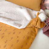 GRAND PLAID FOURRÉ MIMOSA PERSONNALISABLE