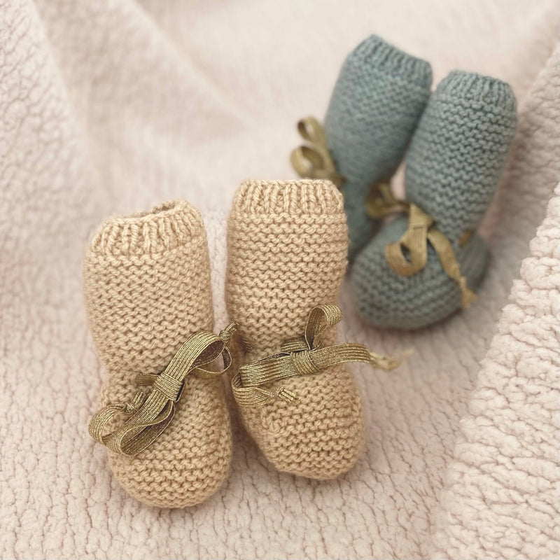 jacky-and-family-chaussons-céladon-nude-doré-laine-élastique-bébé-5