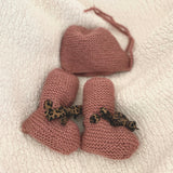 jacky-and-family-chaussons-bébé-beguin-tricot-laine-bois-de-rose-leopard-5