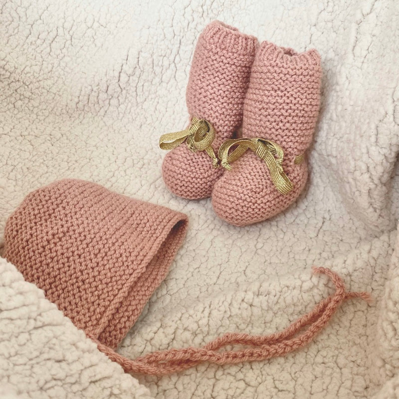 jacky-and-family-chaussons-bebe-beguin-tricot-vieux-rose-doré-1