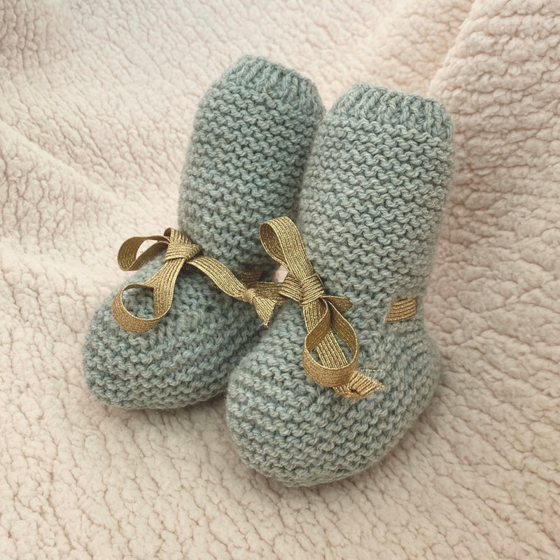 jacky-and-family-chaussons-céladon-doré-laine-élastique-bébé-3
