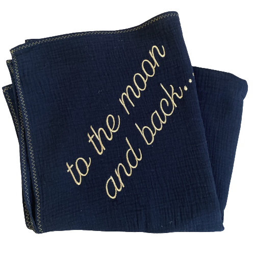 MAXI LANGE NOIR "TO THE MOON AND BACK..."