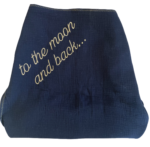 MAXI LANGE NOIR "TO THE MOON AND BACK..."