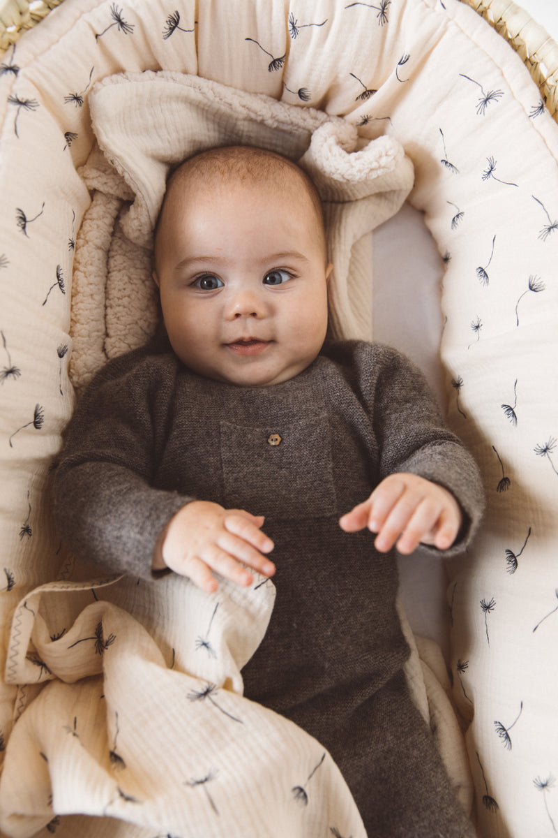Tour de lit bébé gaze de coton – Amour De Bébé